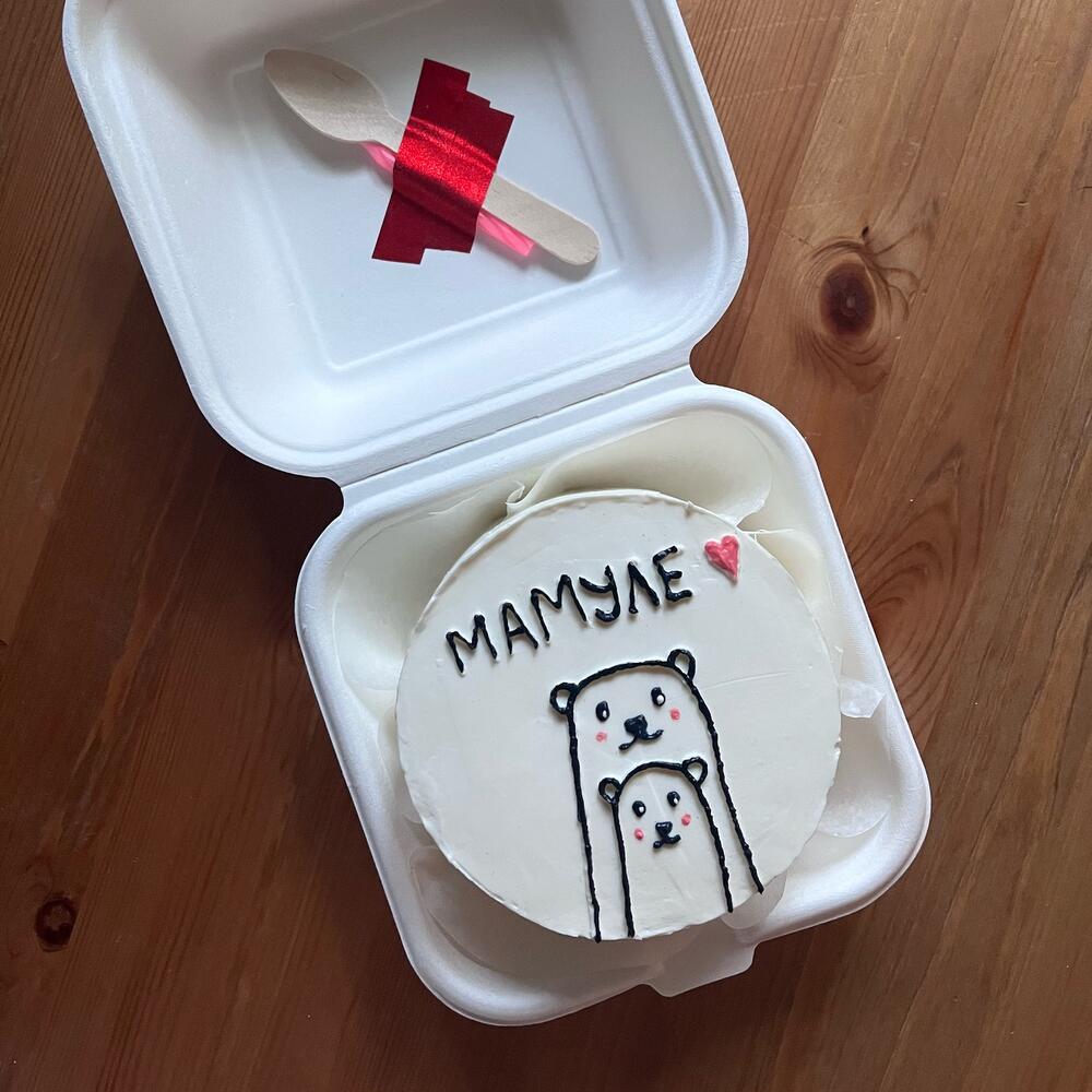 Бенто торт нежный