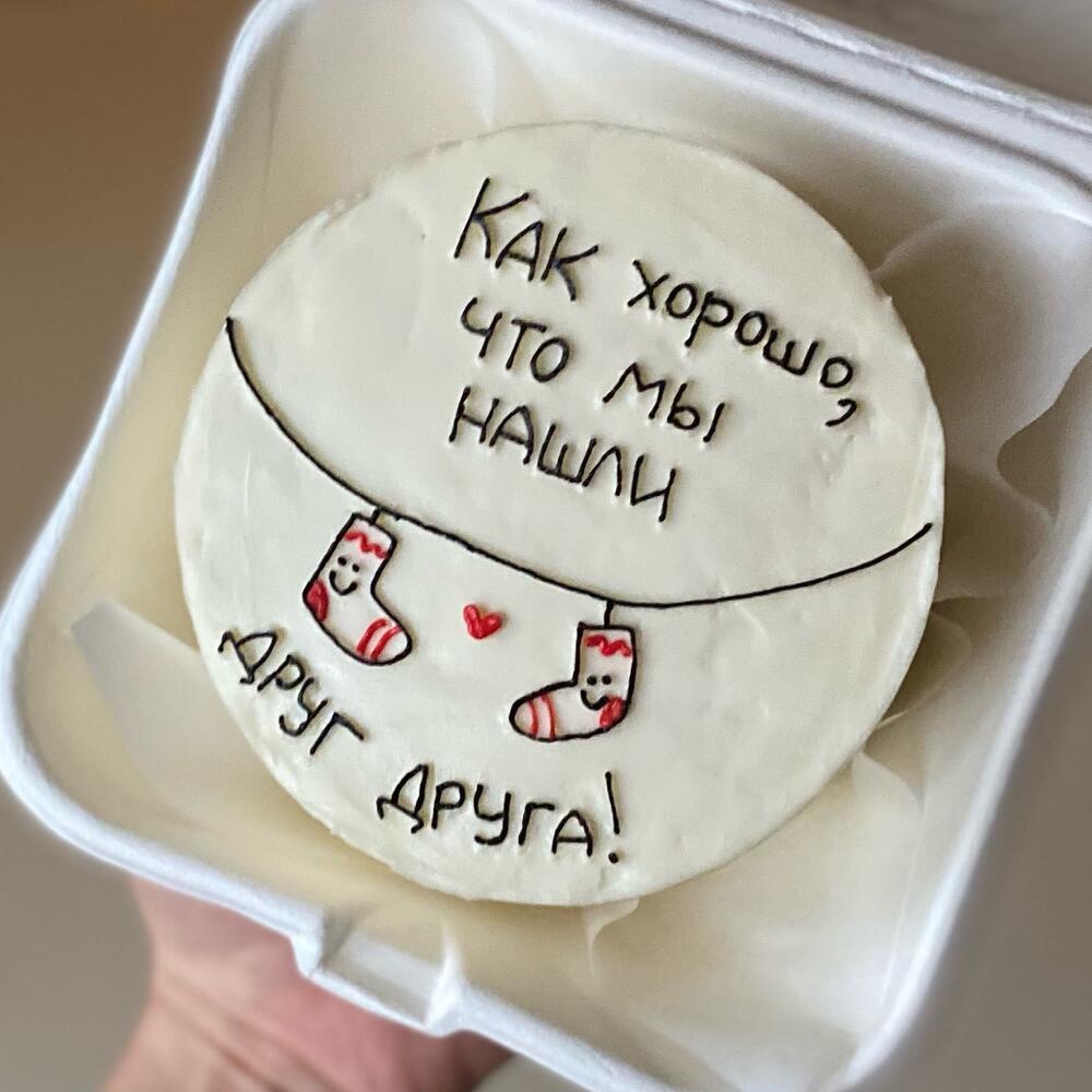 Бенто торт носки