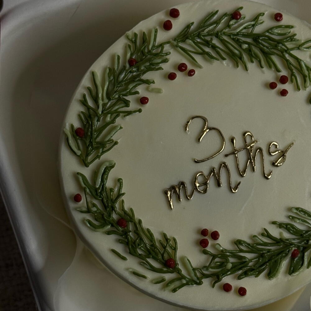 Бенто торт новогодний