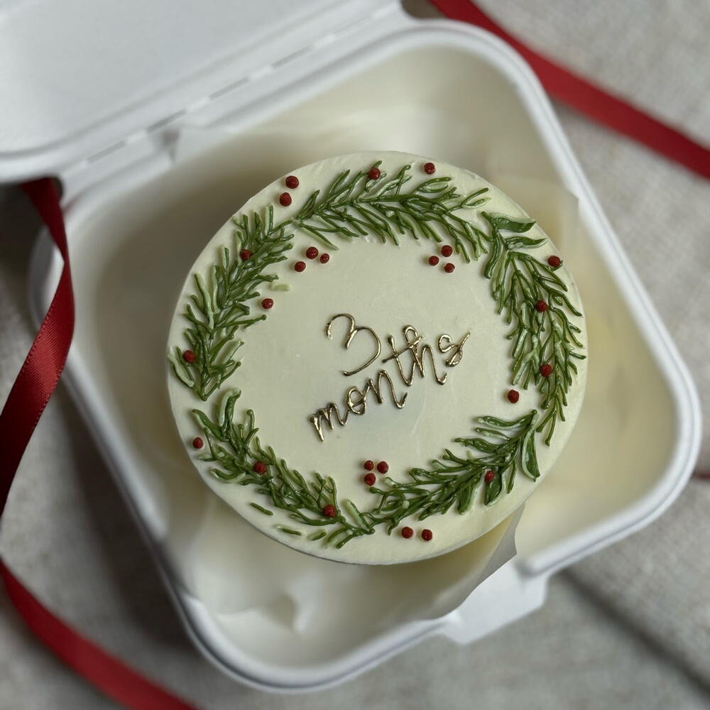 Бенто торт новогодний