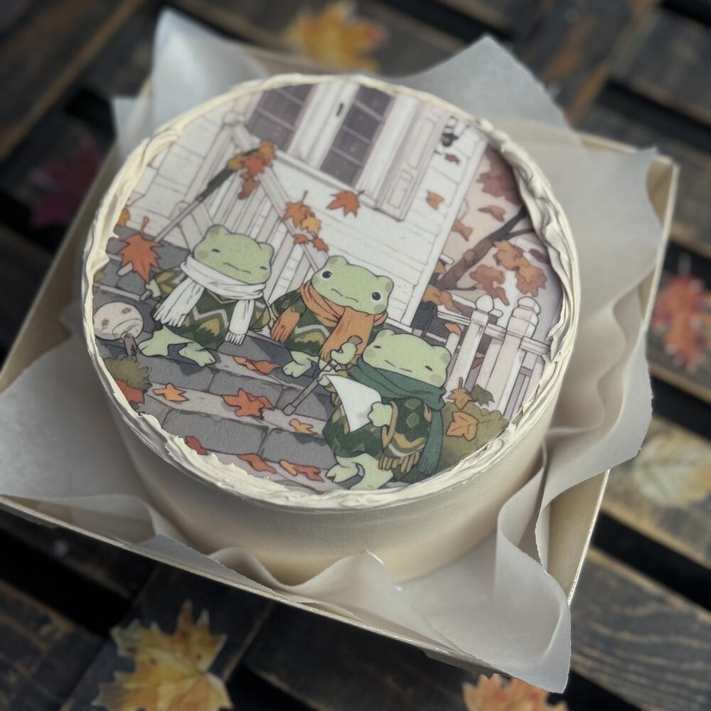 Бенто торт осень 🍂