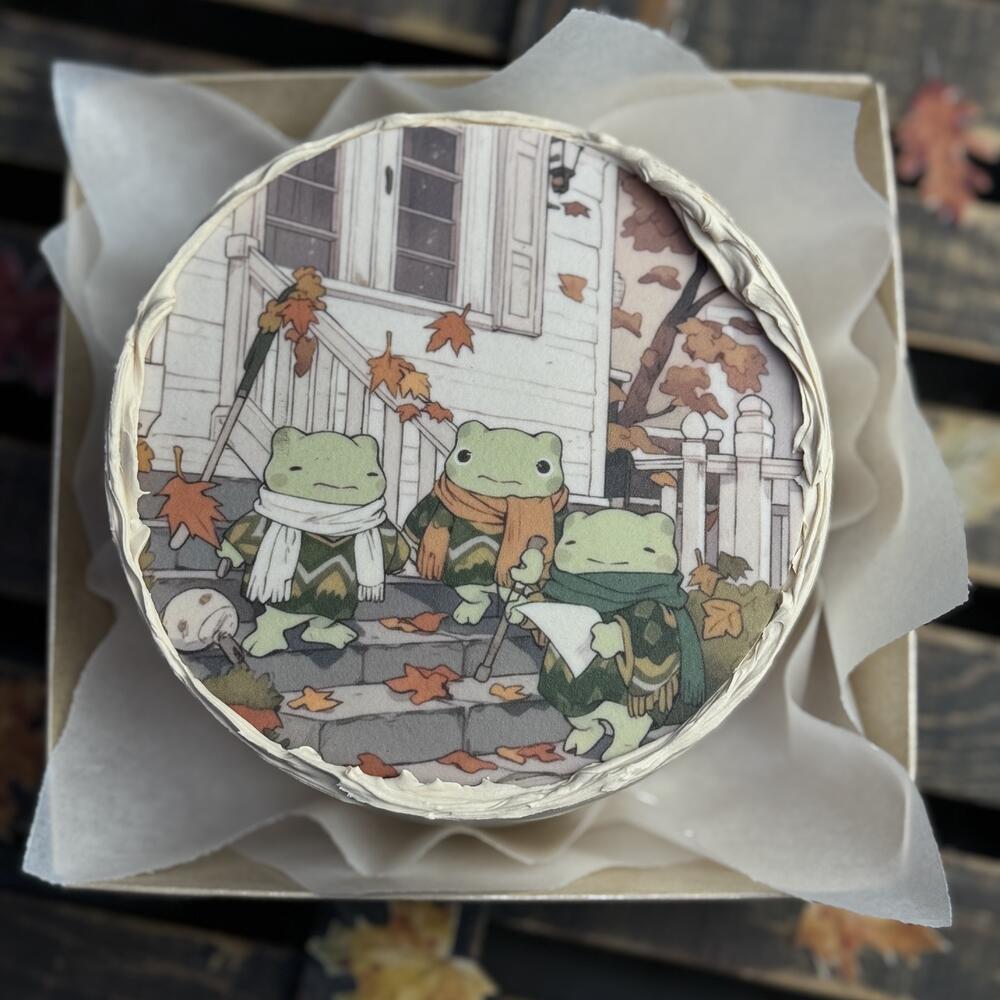 Бенто торт осень 🍂