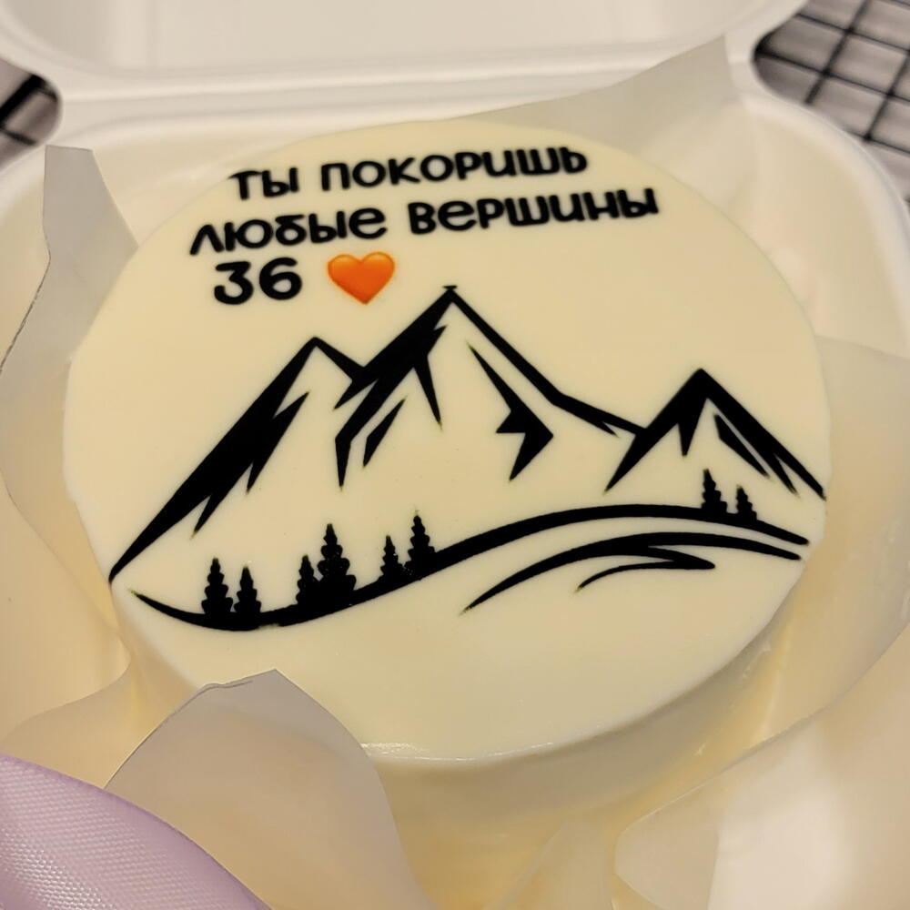 Бенто торт открытка