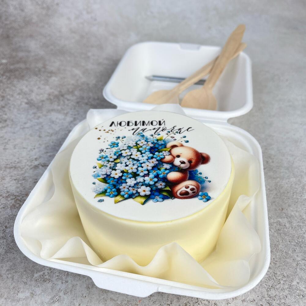 Бенто торт-открытка на День Матери