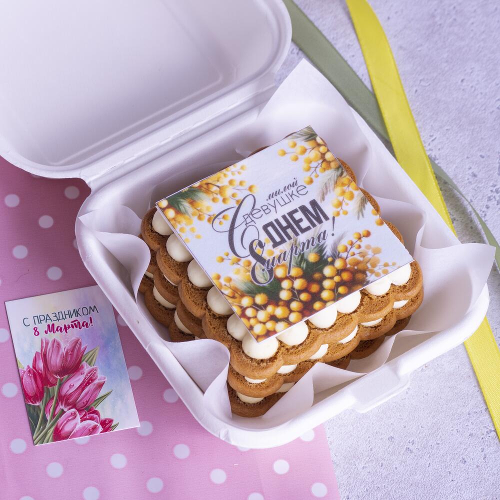 Бенто-торт открытка с любой картинкой