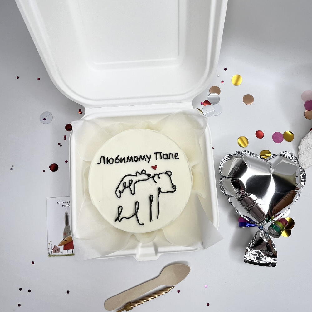 Бенто торт «Папе»