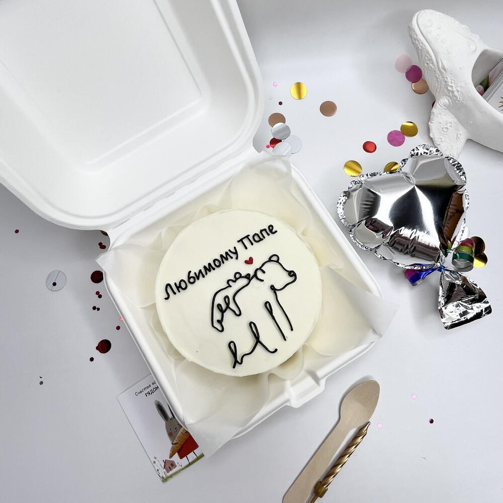 Бенто торт «Папе»