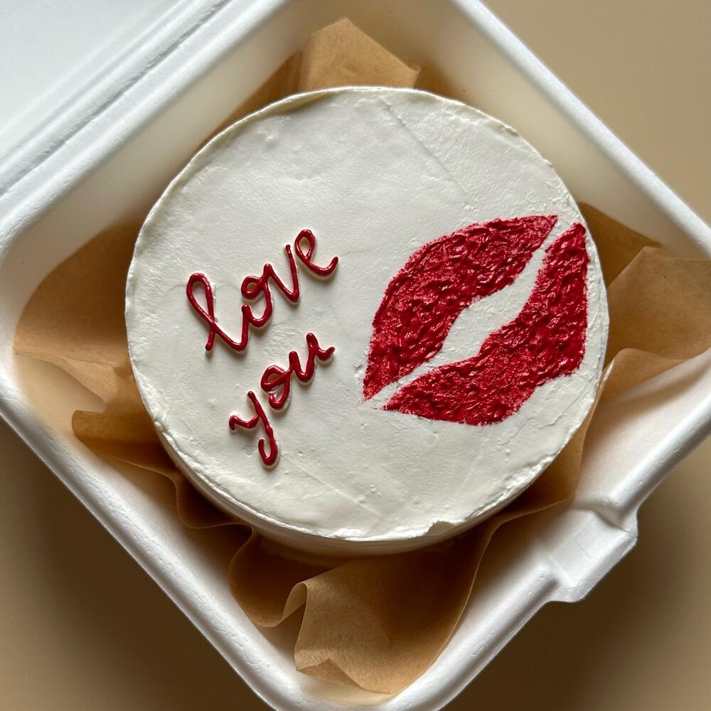 Бенто торт парню девушке жене мужу любимому/любимой 14 февраля