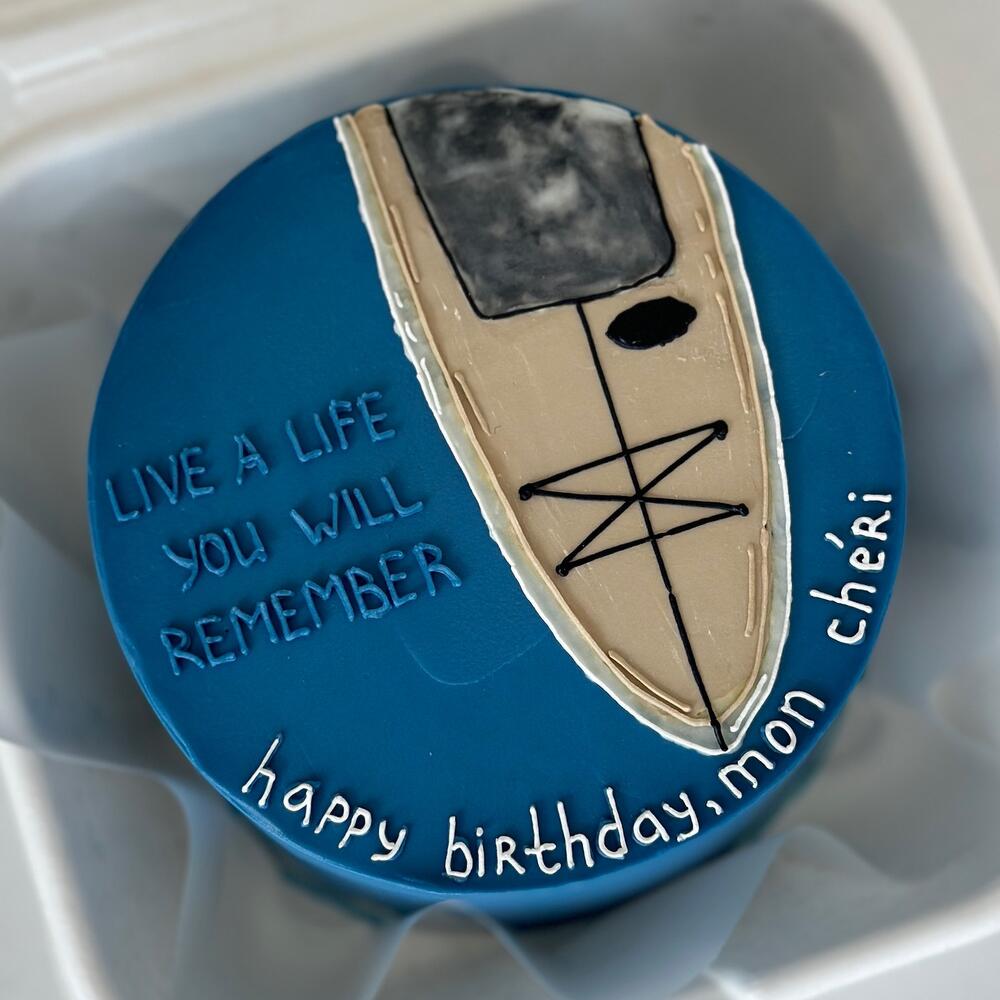 Бенто торт парню другу подруге девушке сестре брату с серферской доской