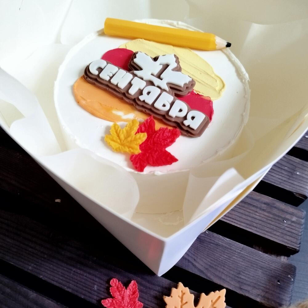 Бенто торт, первое сентября