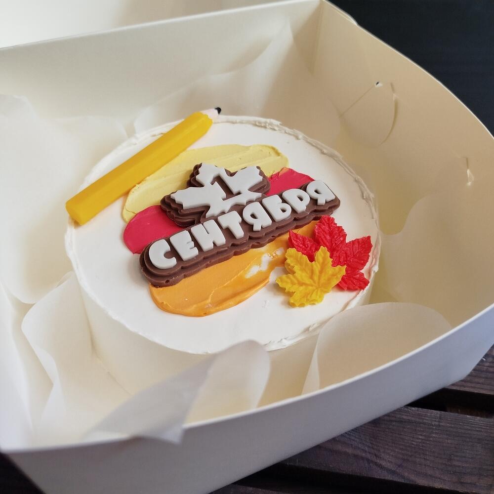 Бенто торт, первое сентября