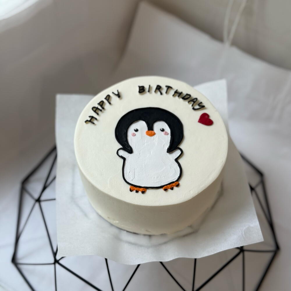 Бенто торт «пингвин»