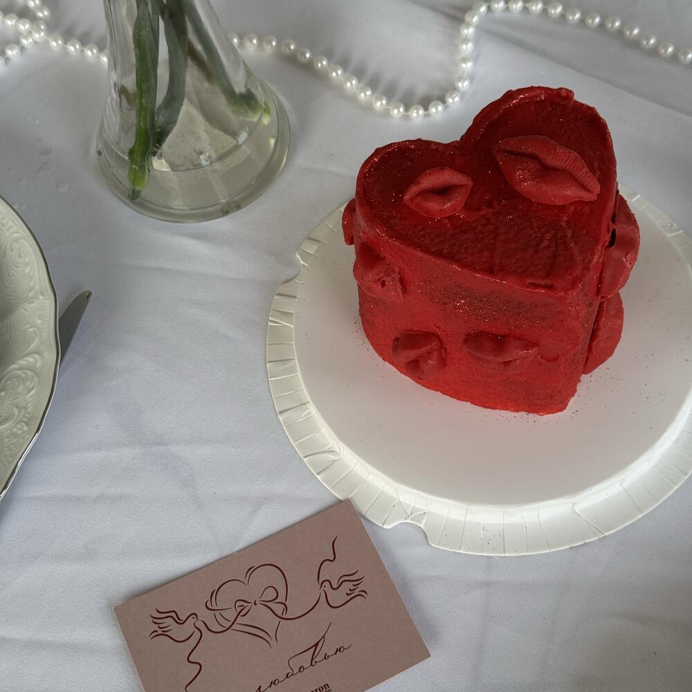 Бенто торт подарок на 14 февраля для девушки, для парня, для нее, для жены, для подруги, для мужа, для мужчины