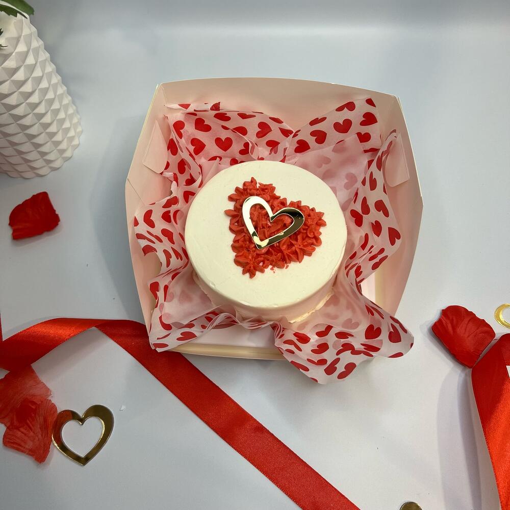 Бенто торт подарок рождение маме бабушке жене подруге 14 февраля 400 гр