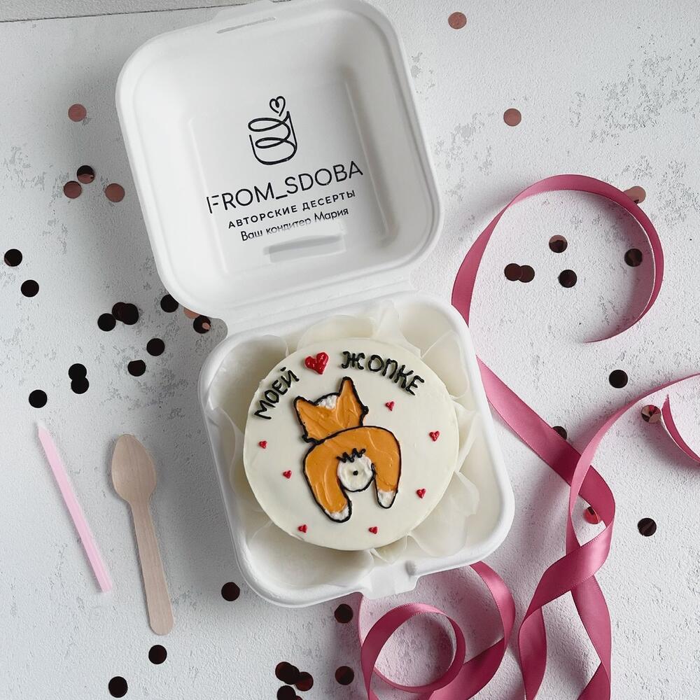 Бенто торт попка Корги