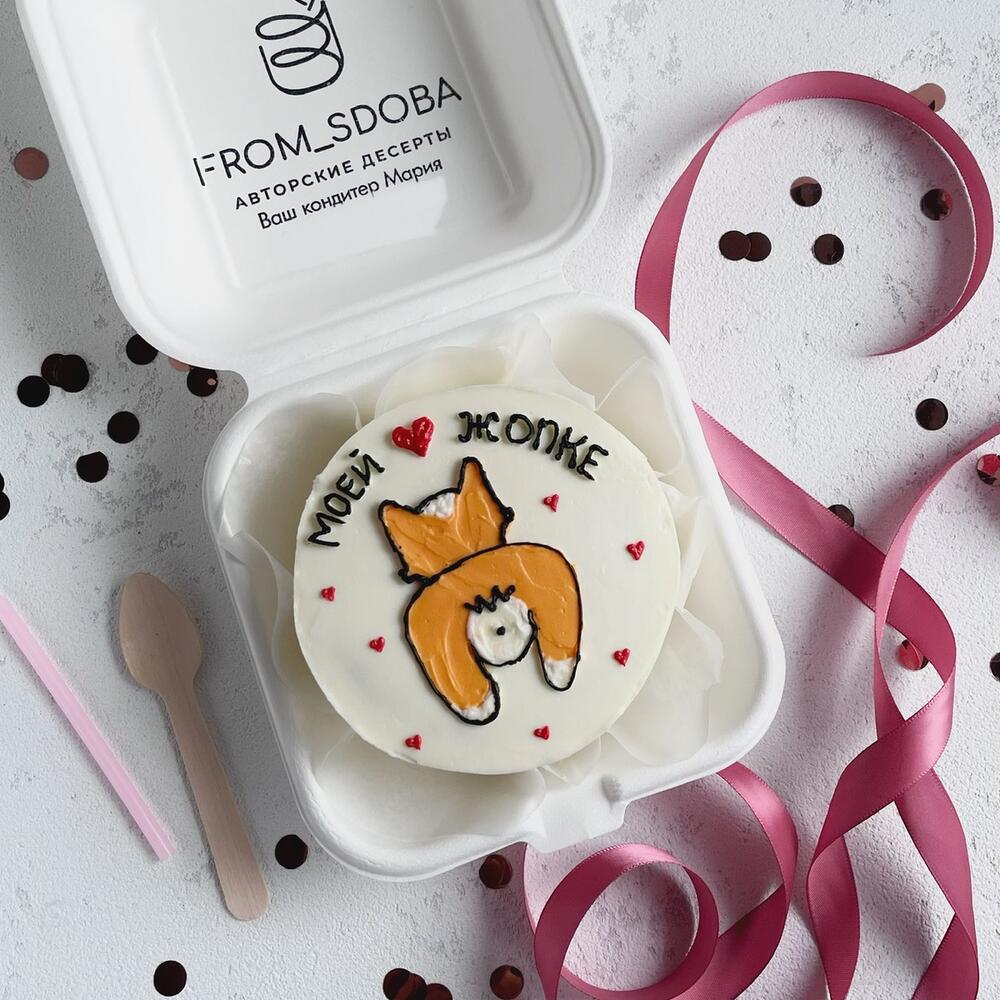 Бенто торт попка Корги