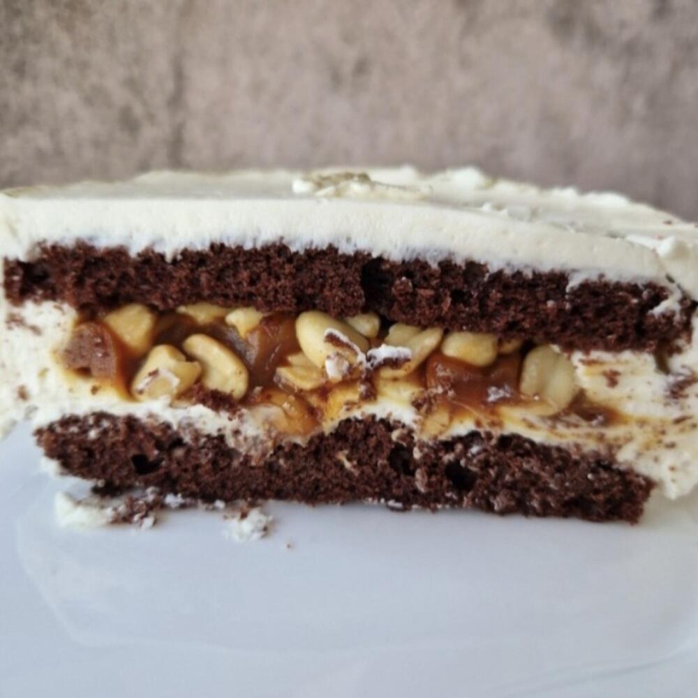 Бенто торт "Поцелуйчики" в подарок 14 февраля для мужа, друга, парня