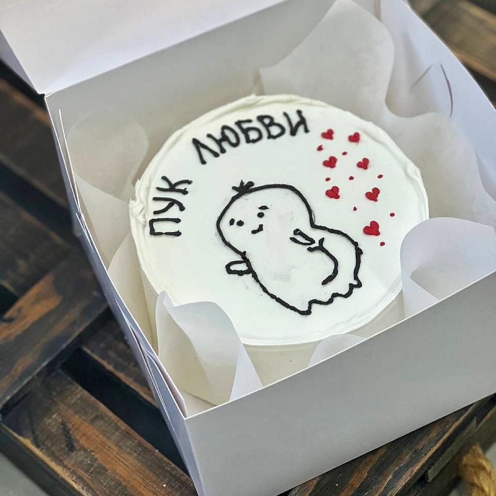 Бенто торт пук любви