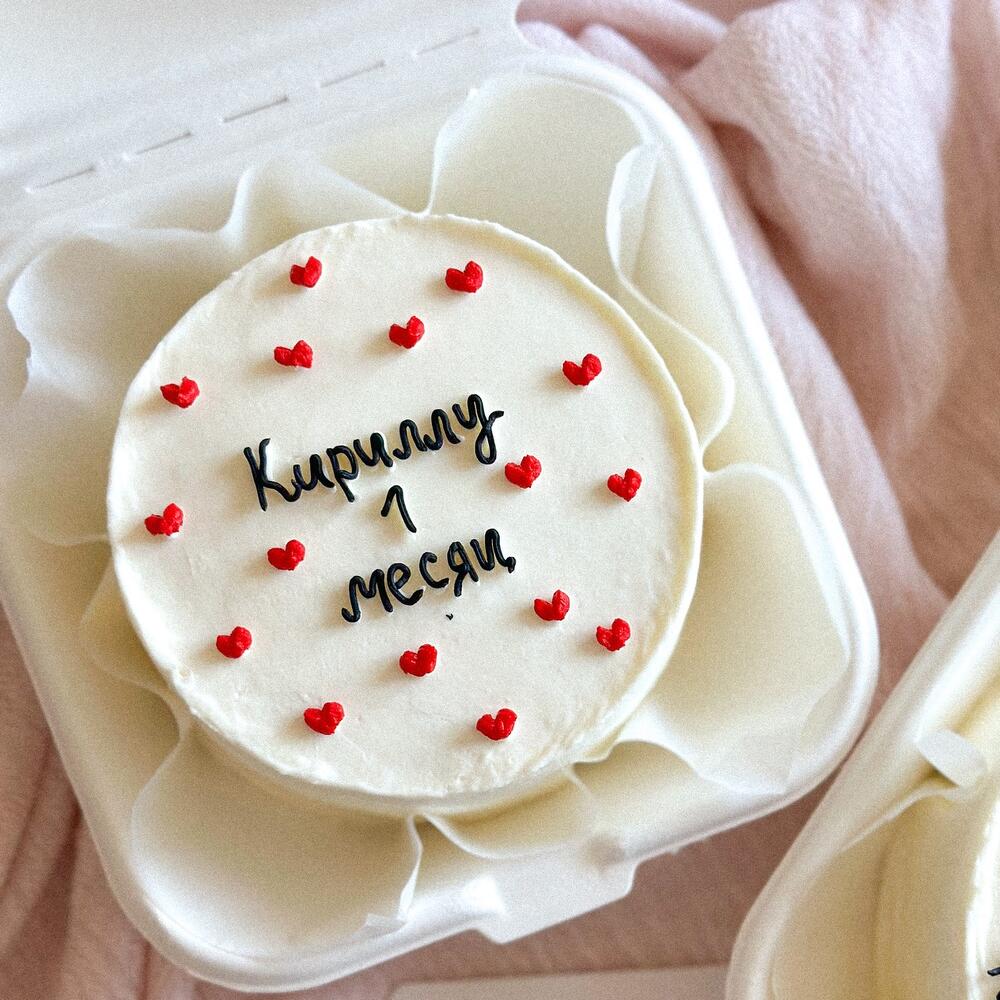 Бенто торт ребенку по месяцам 1 месяц