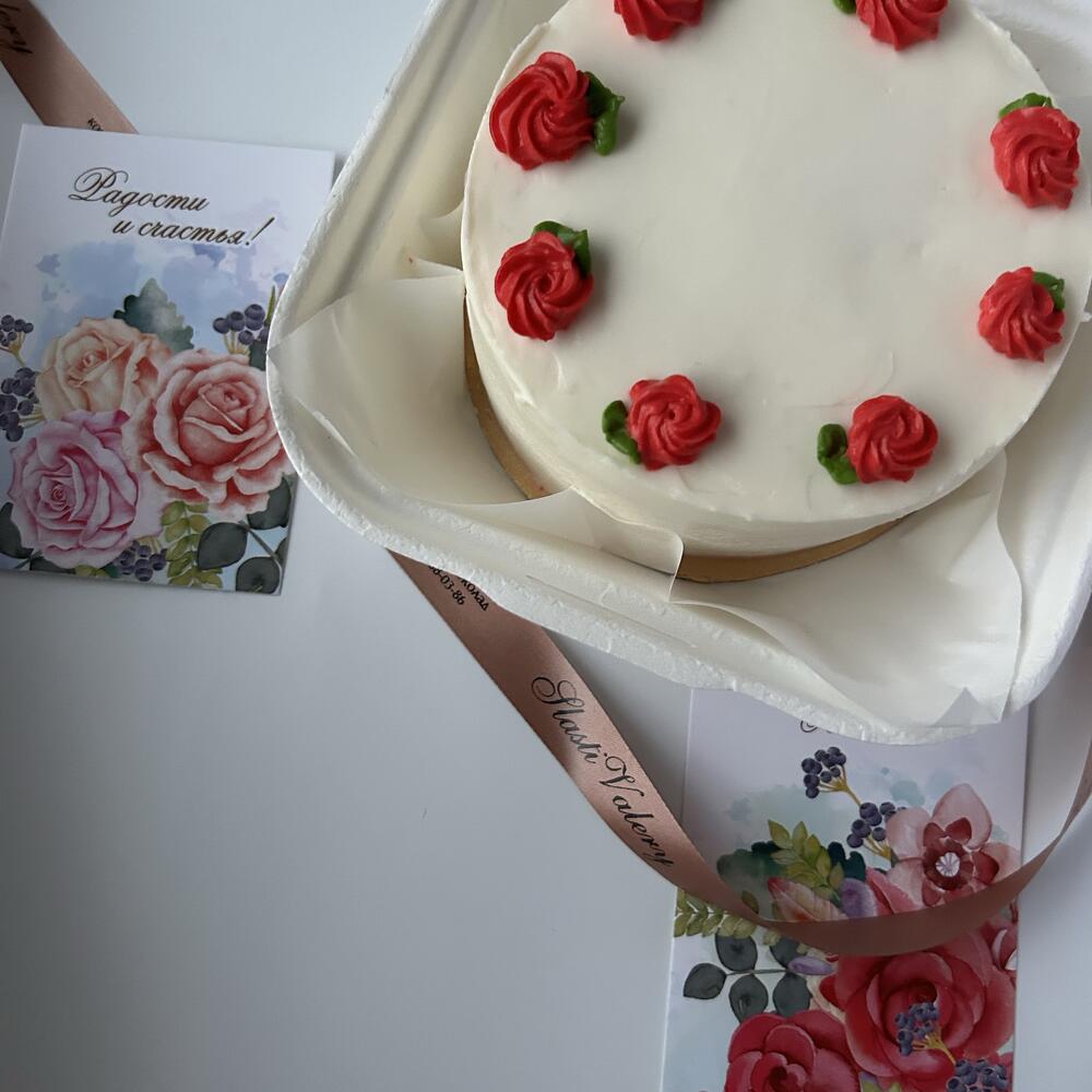 Бенто торт розы