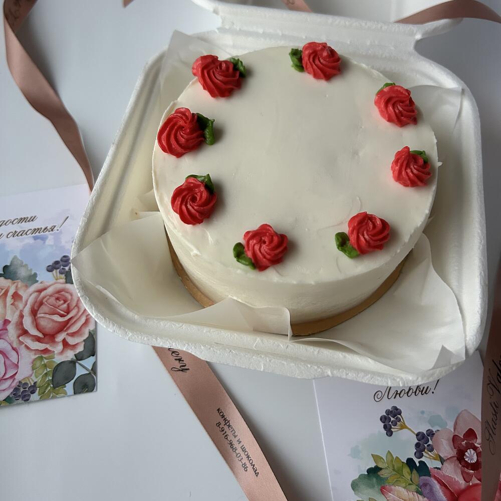 Бенто торт розы