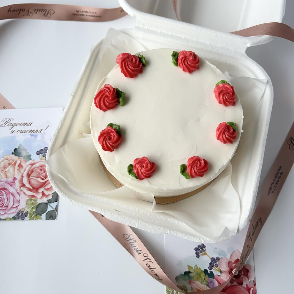 Бенто торт розы