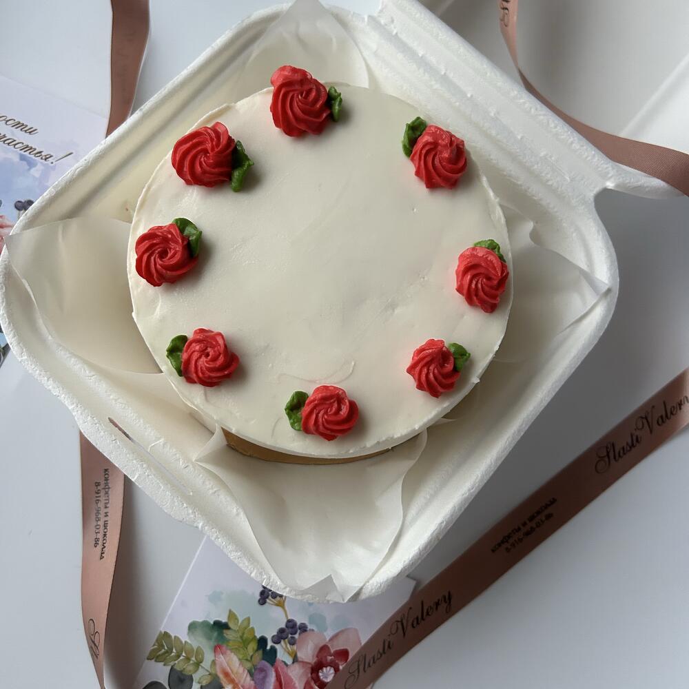 Бенто торт розы