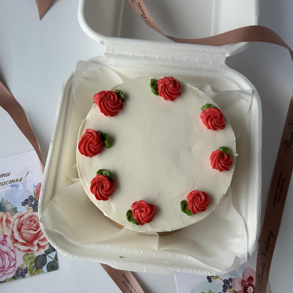 Бенто торт розы