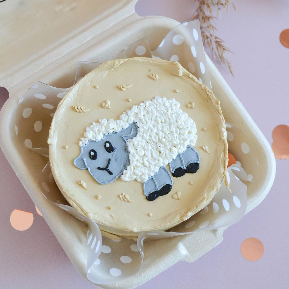 Бенто торт с барашком