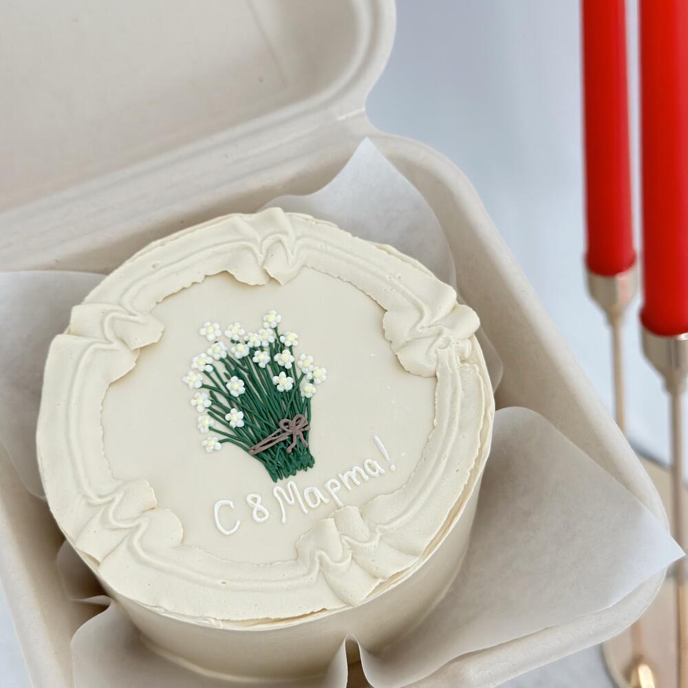 Бенто торт с букетом маме на День матери мамуле