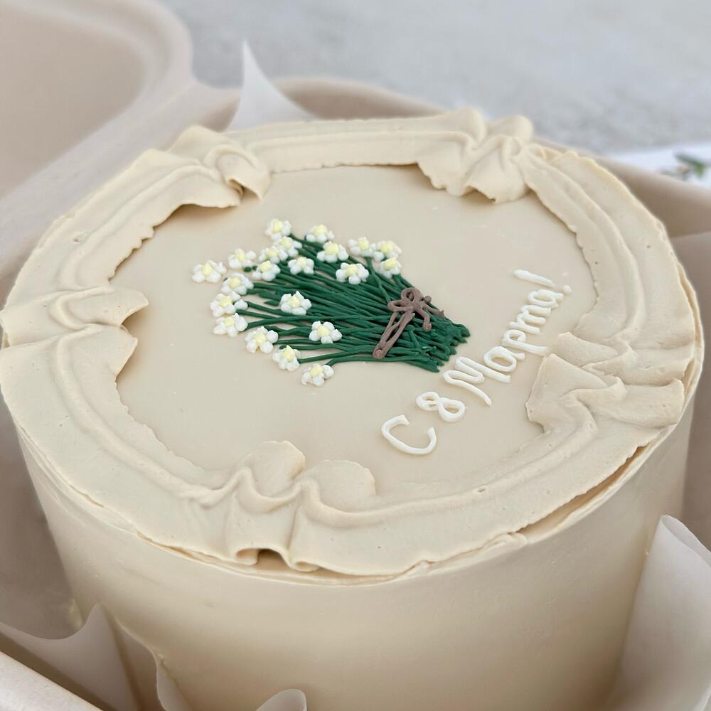 Бенто торт с букетом маме на День матери мамуле