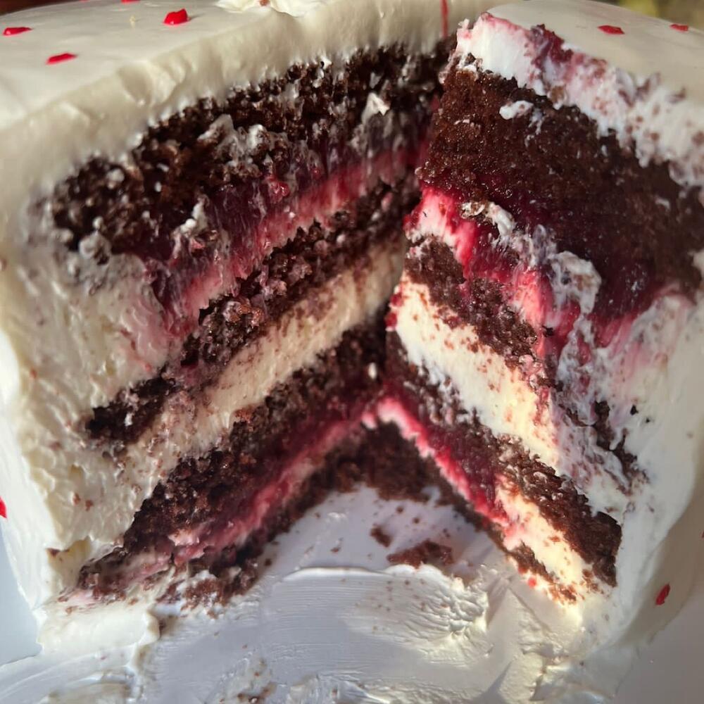 Бенто торт с др