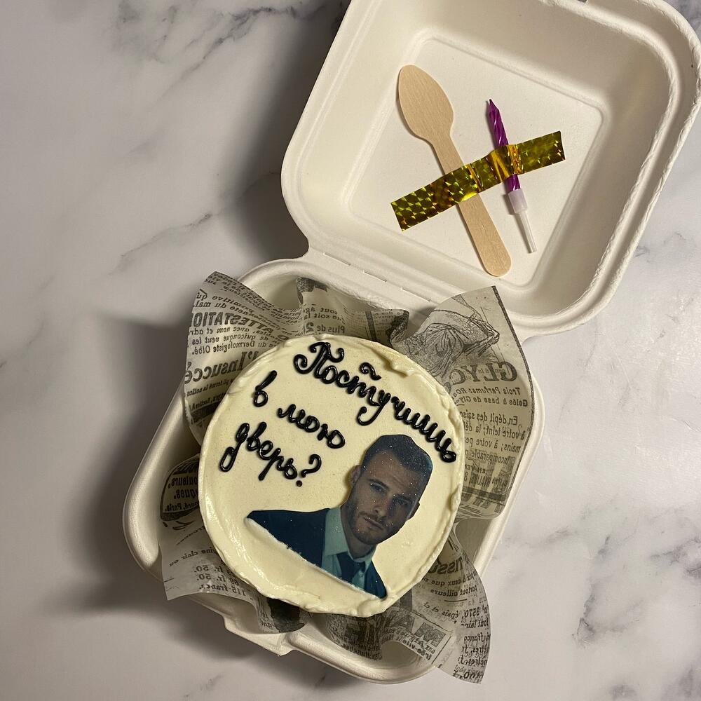 Бенто торт с фотопечатью