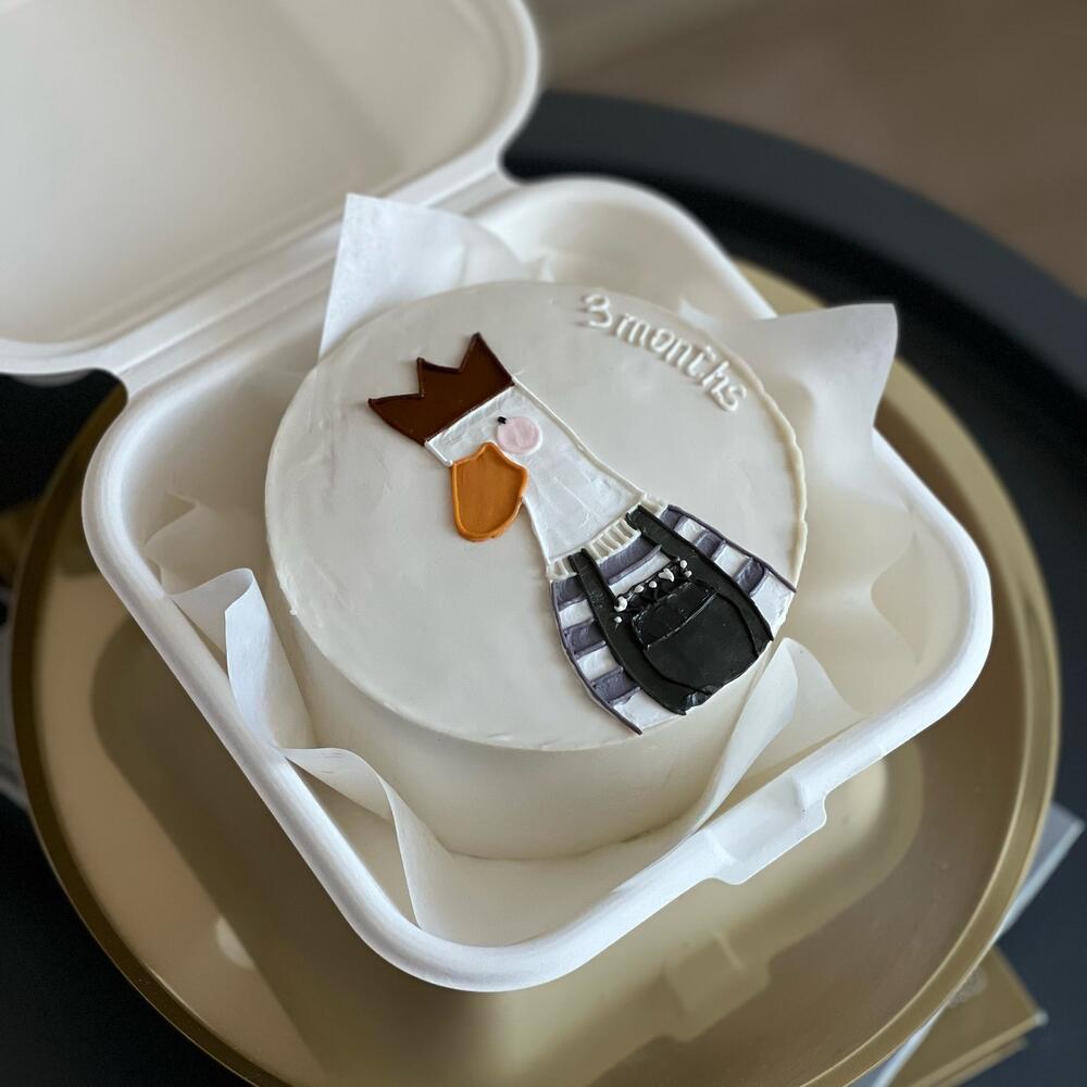 Бенто торт с гусем