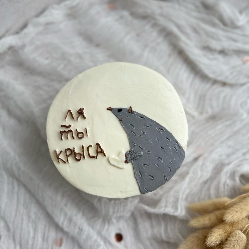 Бенто торт с крысой