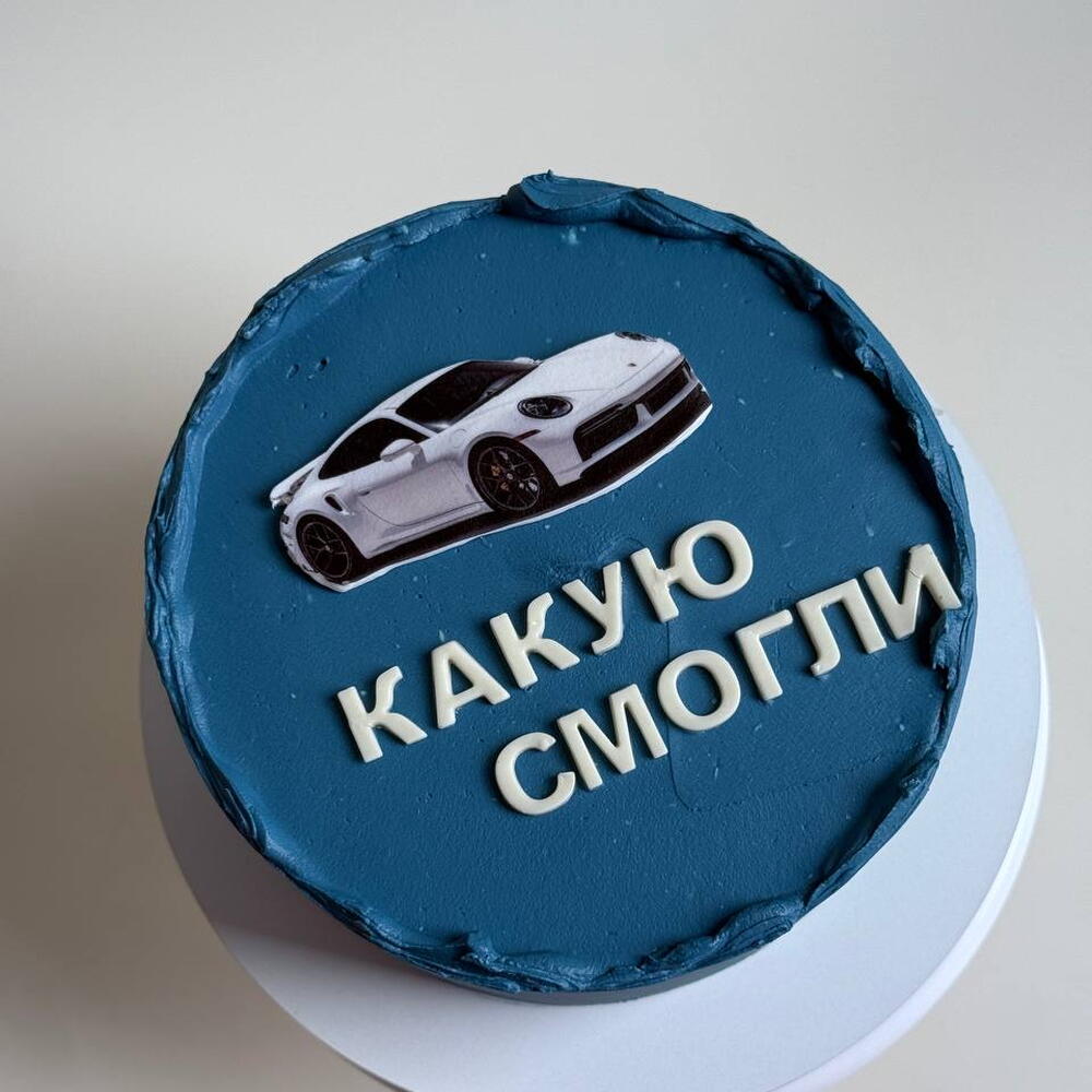 Бенто-торт с машиной. Какую смогли подарить