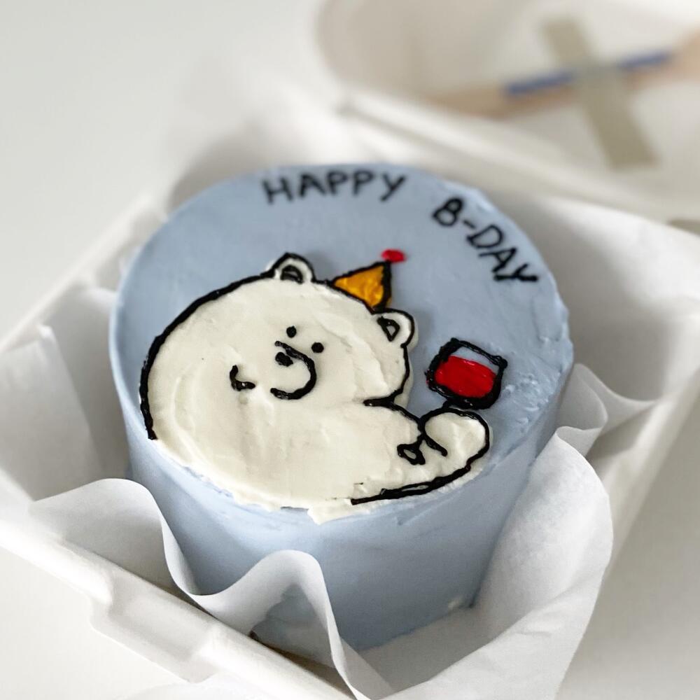 Бенто-торт с мишкой