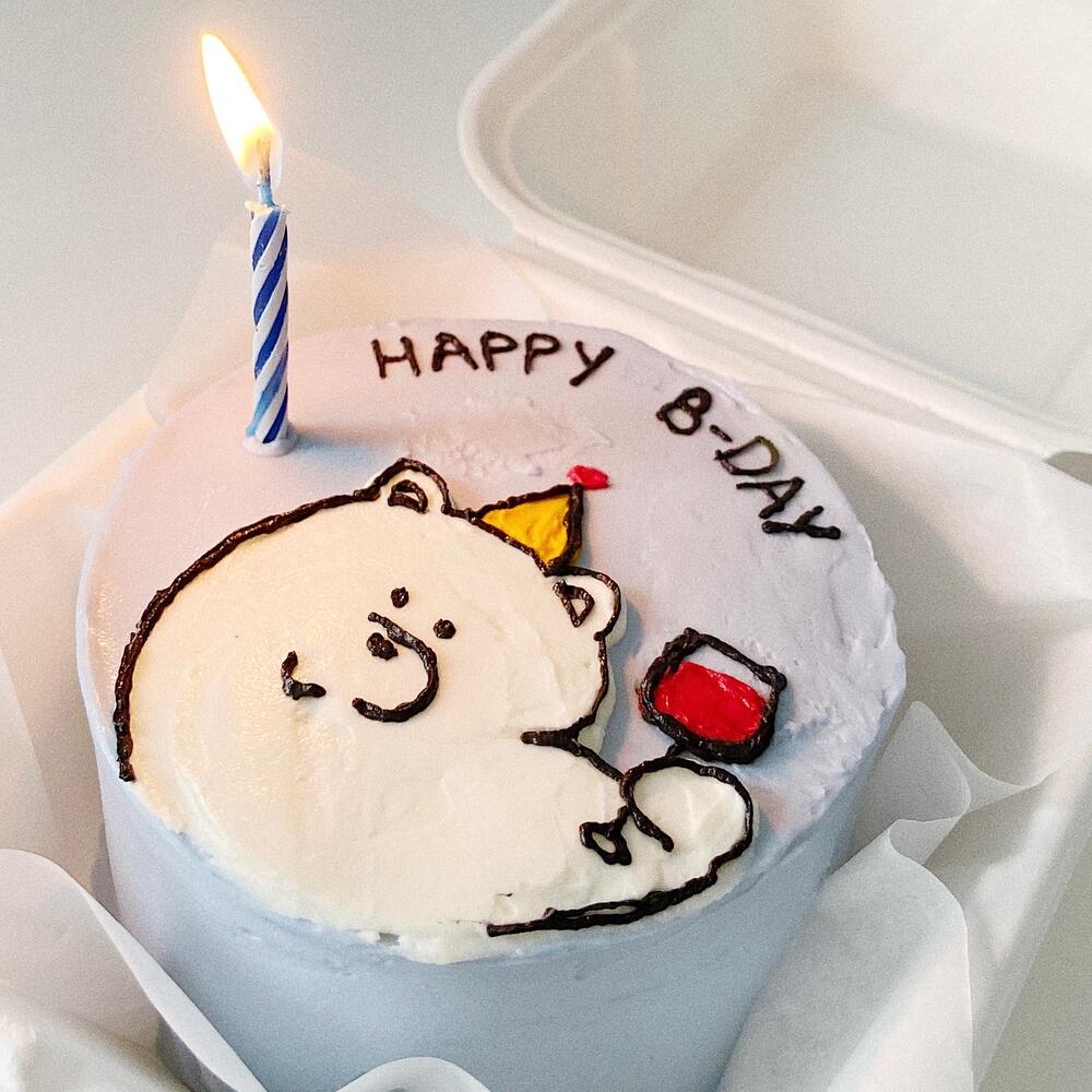 Бенто-торт с мишкой