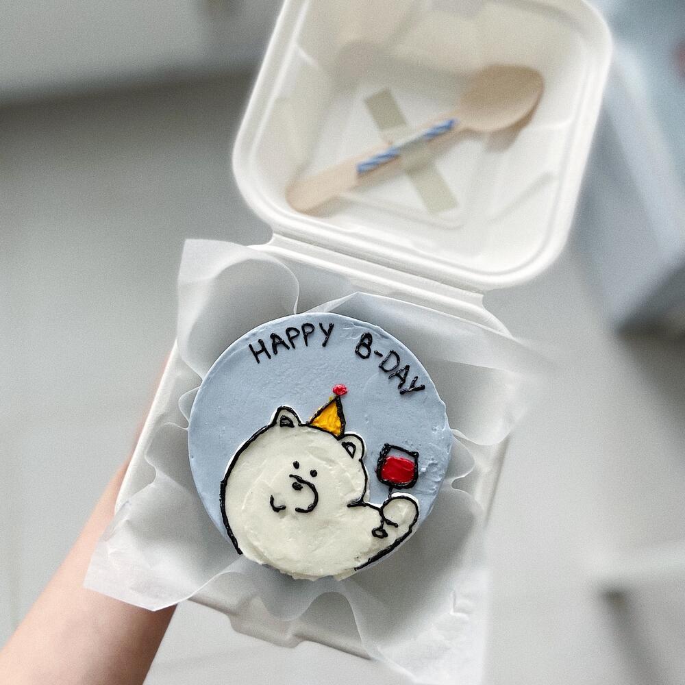 Бенто-торт с мишкой