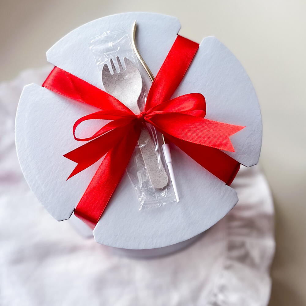 Бенто торт с объемными сердечками♥️/сладкая валентинка к 14 февраля/дари эмоции