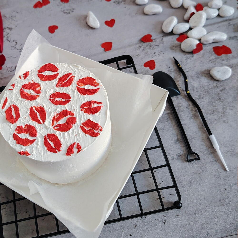 Бенто-торт с поцелуями для Ваших любимых