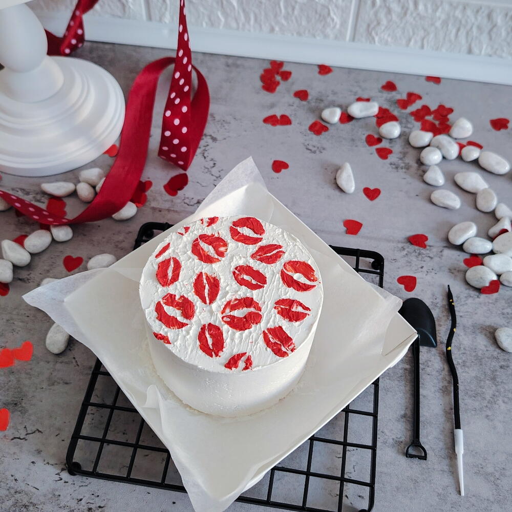 Бенто-торт с поцелуями для Ваших любимых