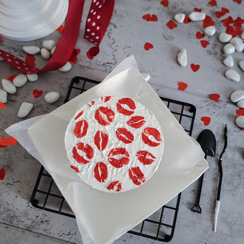 Бенто-торт с поцелуями для Ваших любимых