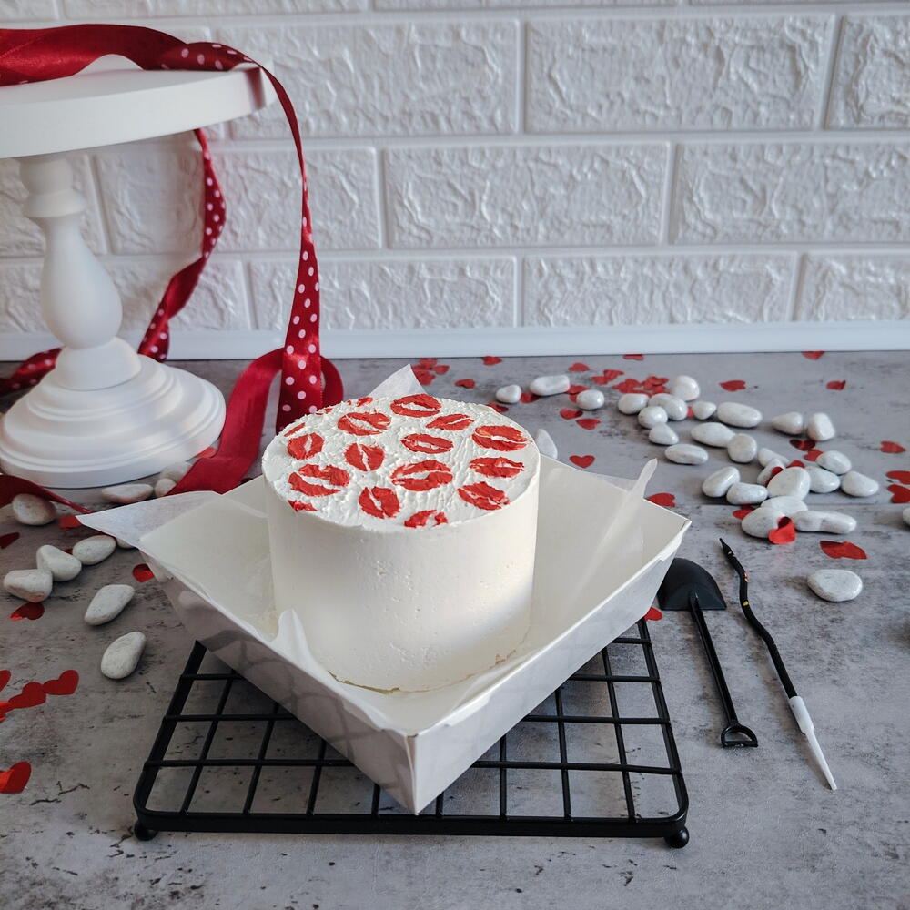 Бенто-торт с поцелуями для Ваших любимых