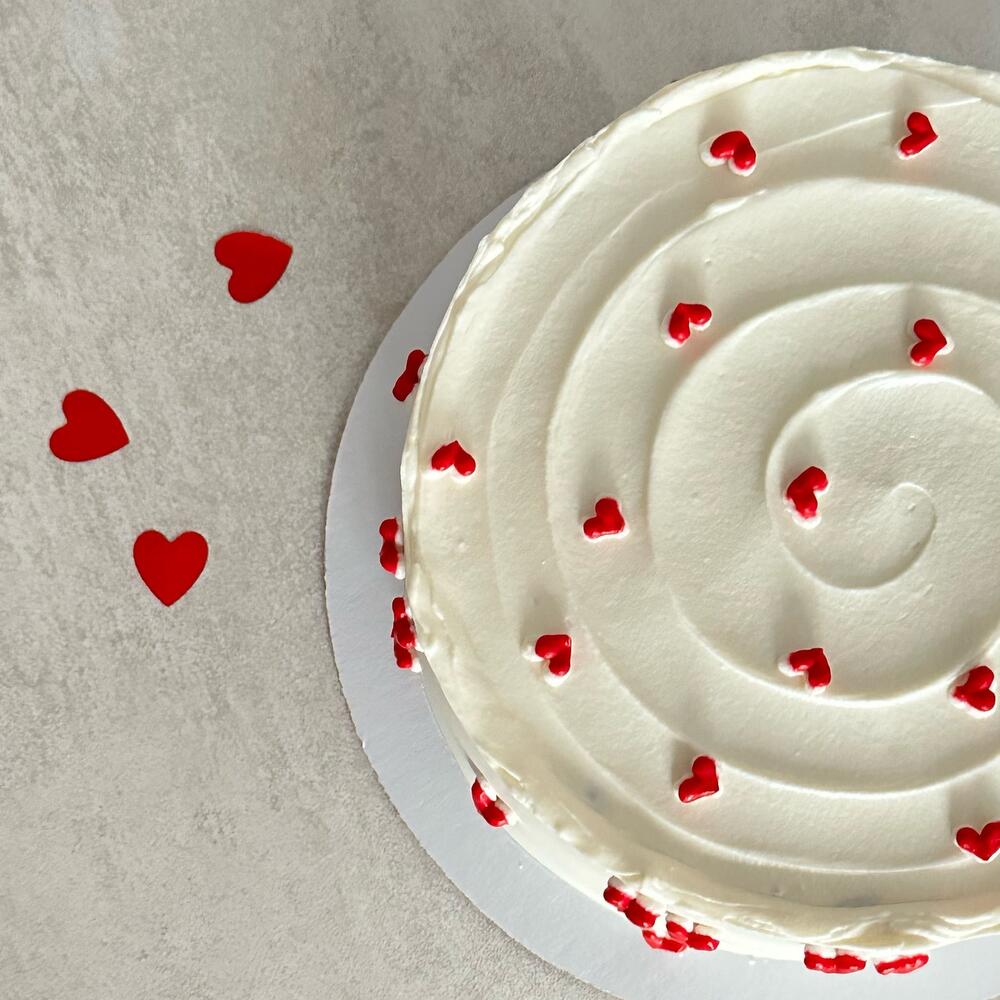 Бенто торт с сердечками парню мужу девушке жене на 14 февраля