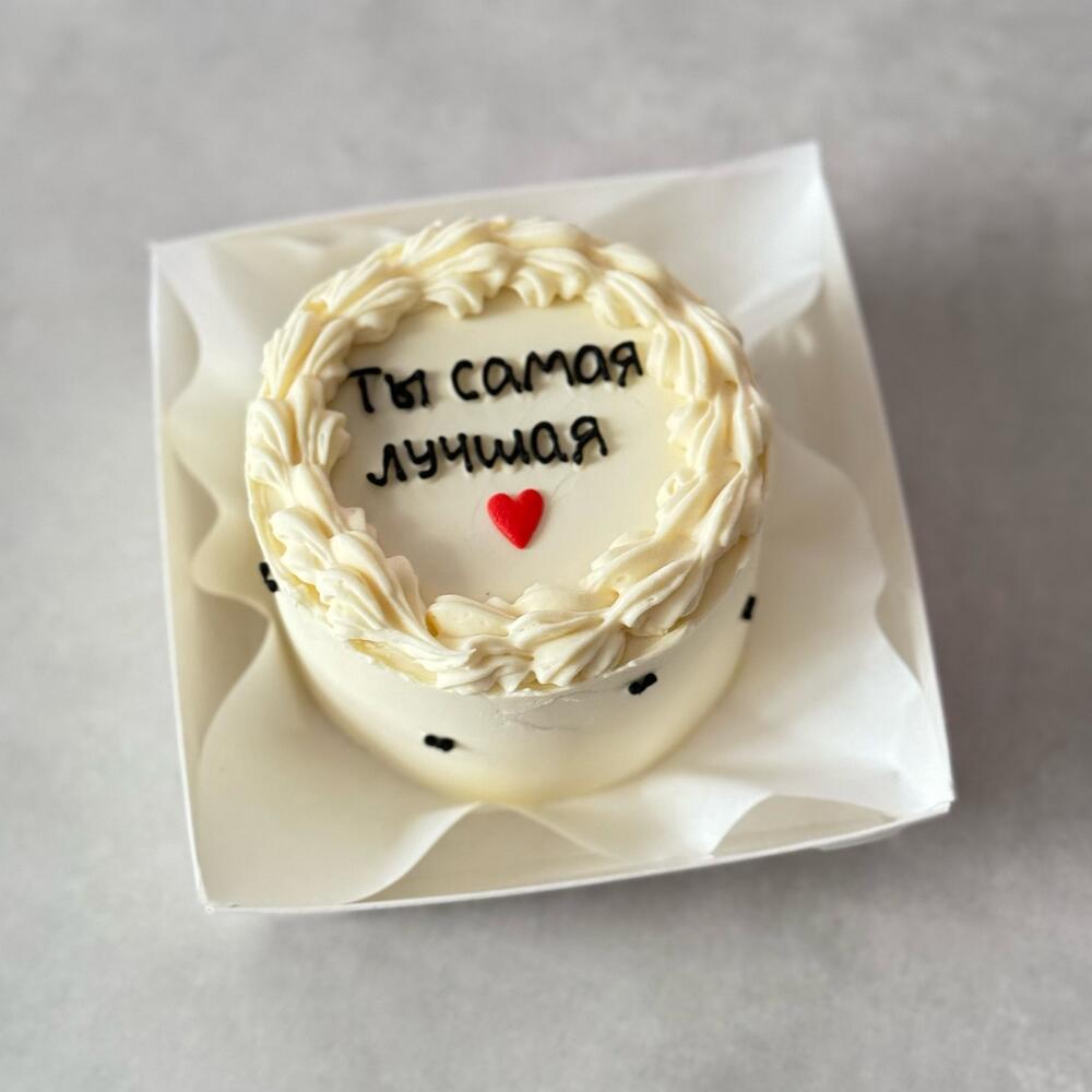 Бенто торт с сердечком на 14 февраля День влюбленных