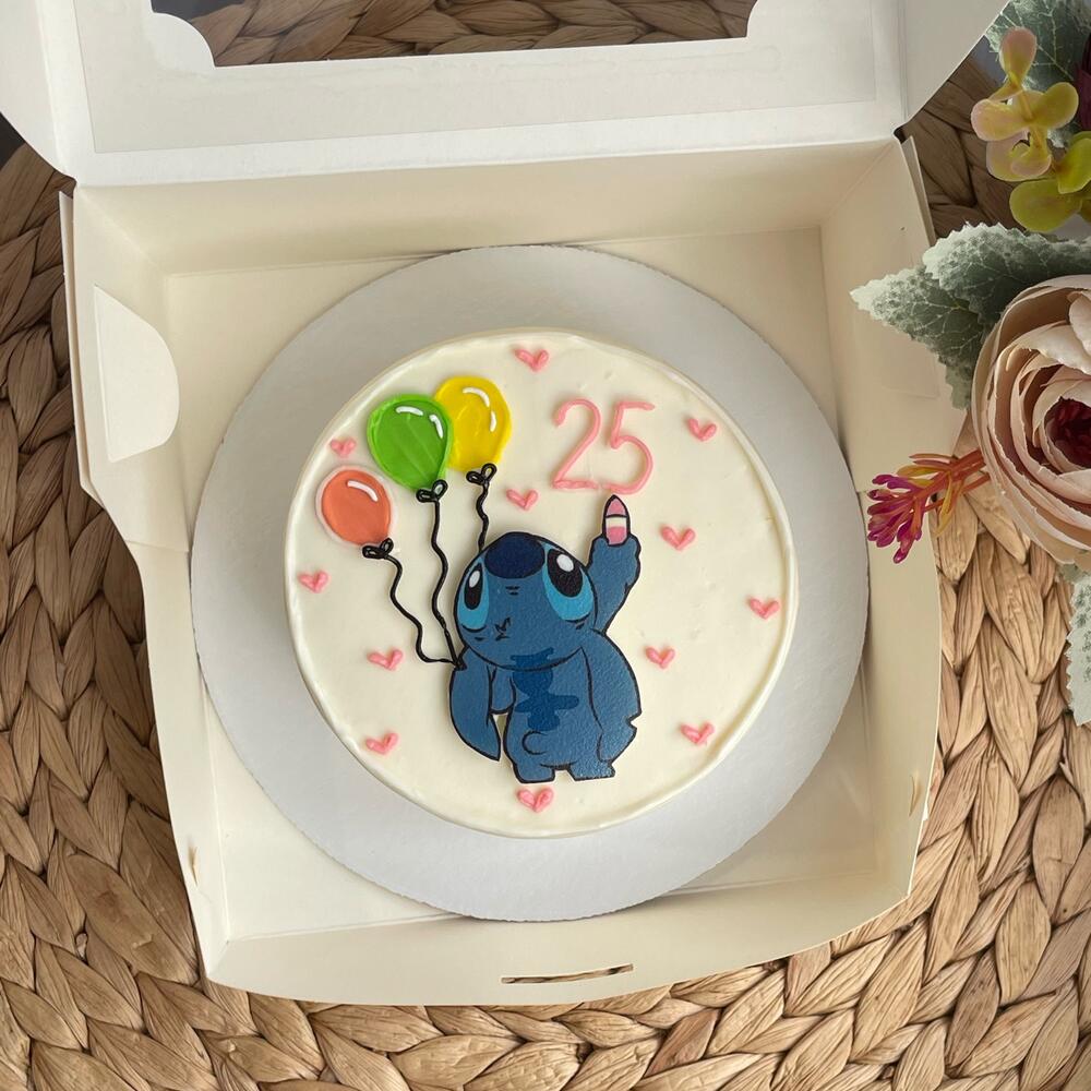 Бенто торт с шариками на ДР