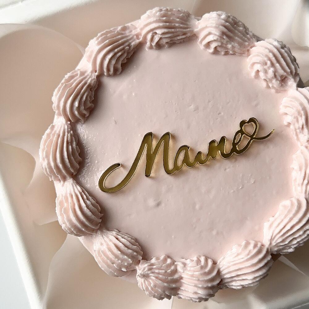 Бенто-торт с топпером Маме/день мамы