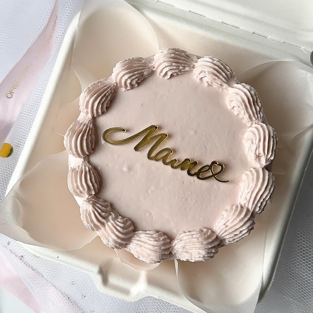 Бенто-торт с топпером Маме/день мамы