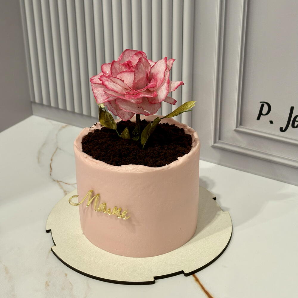 Бенто торт с цветком для Мамы